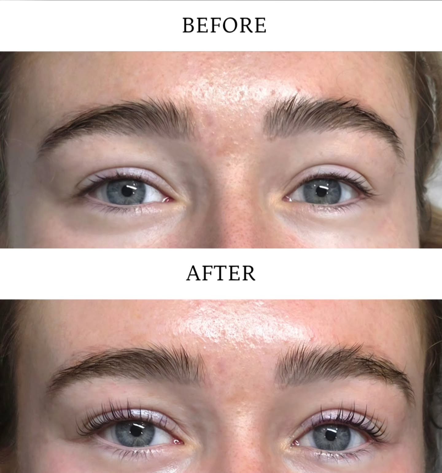 Another lash lift before and after by Jade